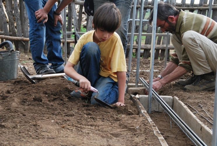 A l'école des Andes - Travail avec les maraichers de Bayandum